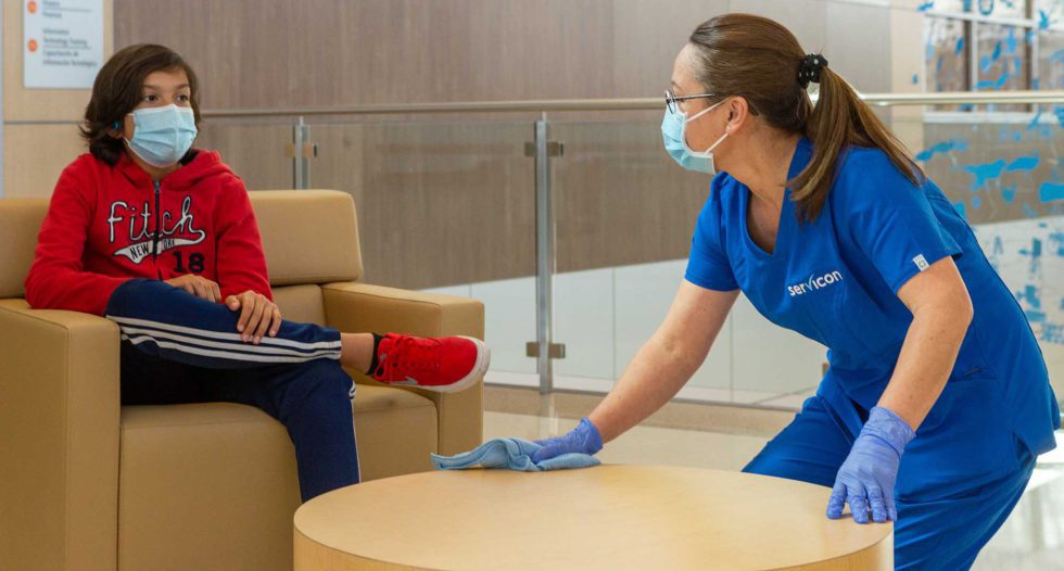 What EVS for Hospitals Clean Servicon