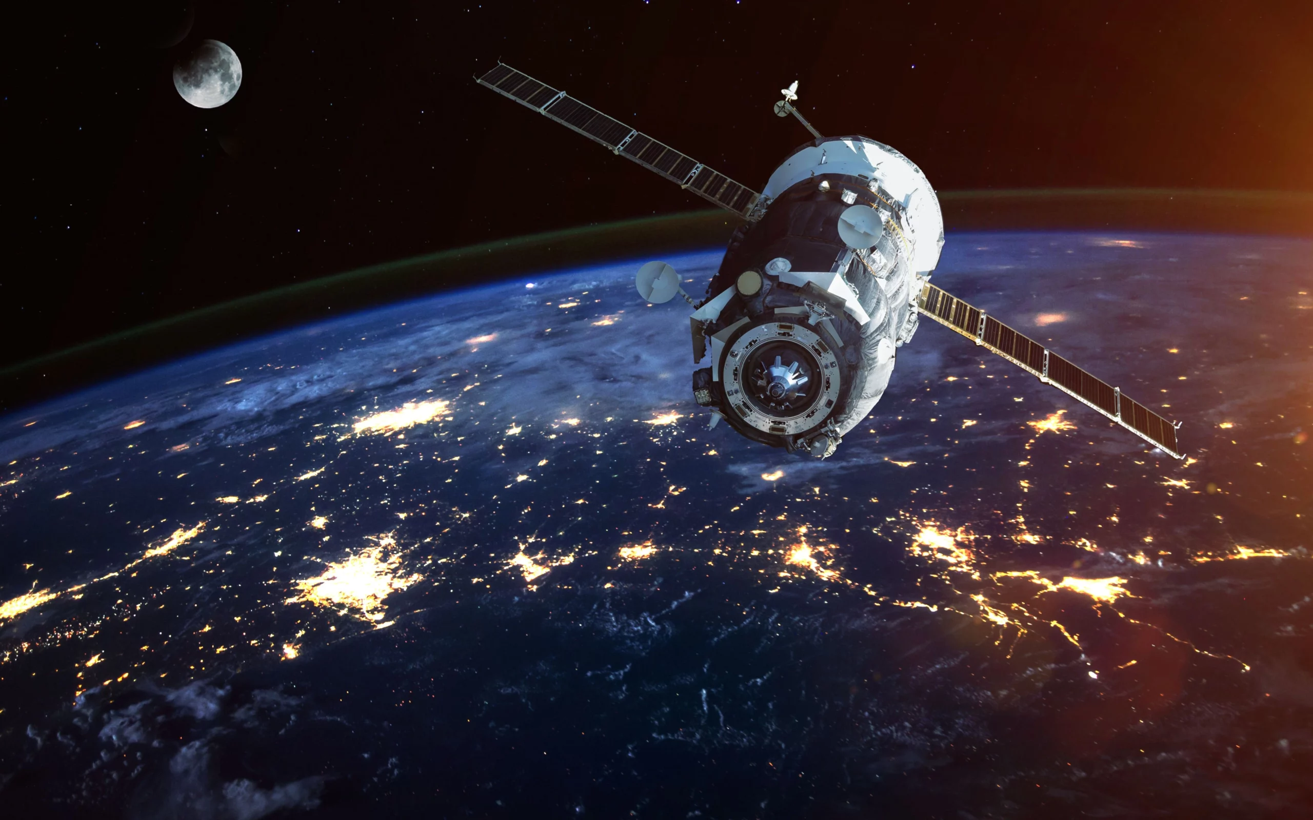 satellite in space