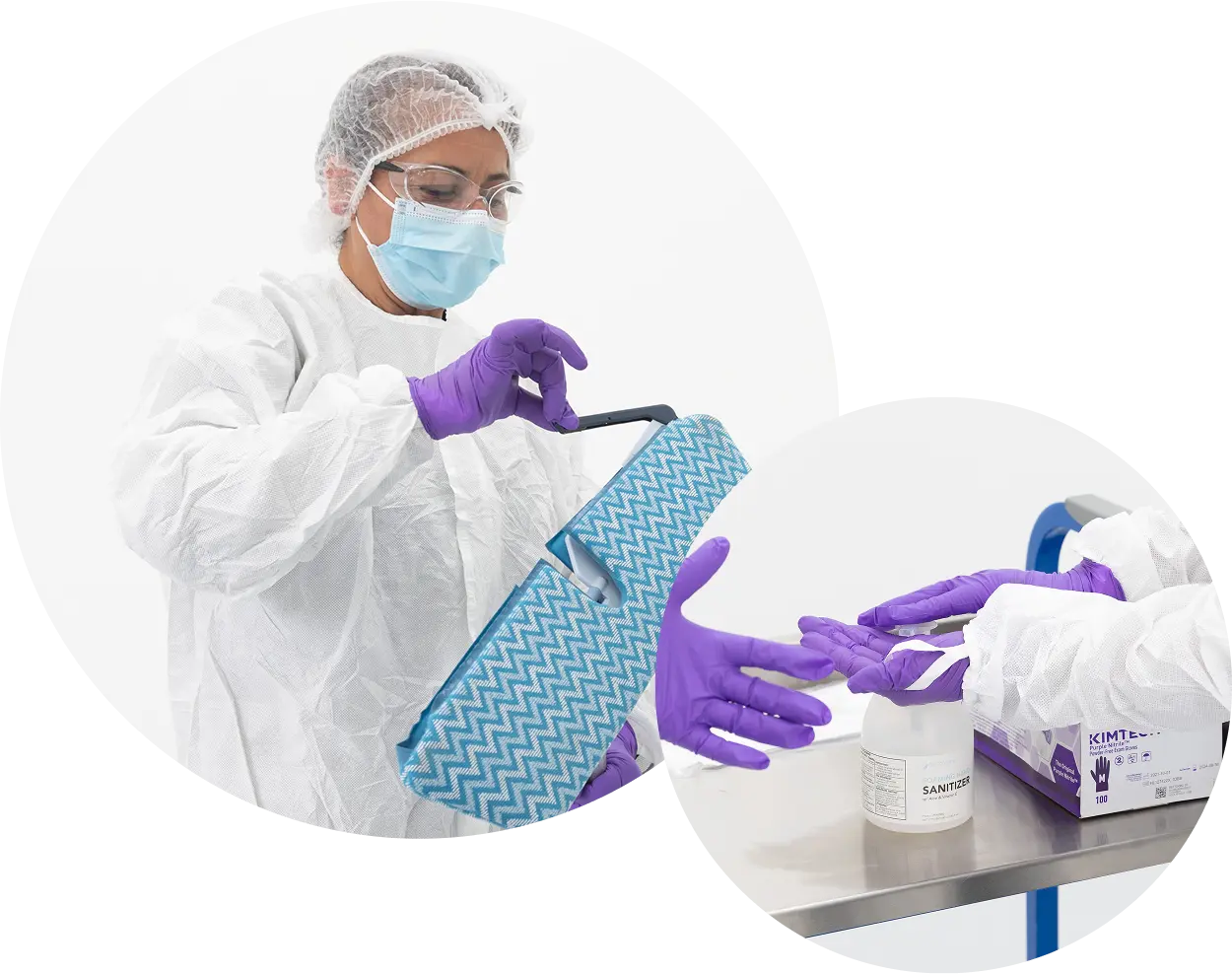 Life science cleaning applications