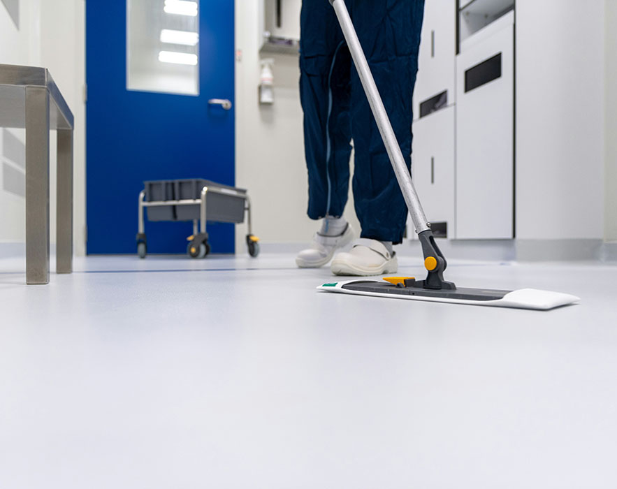 Biohazard Cleanup Floor