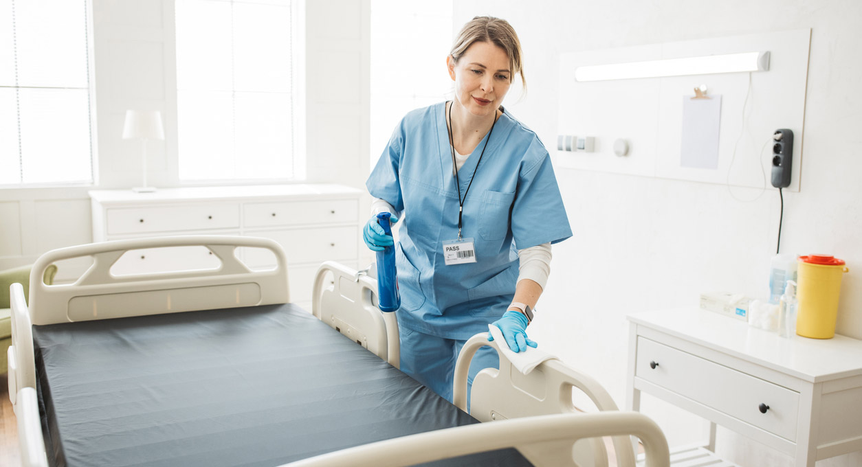 EVS Teams and Hospital Infections & Cleaning