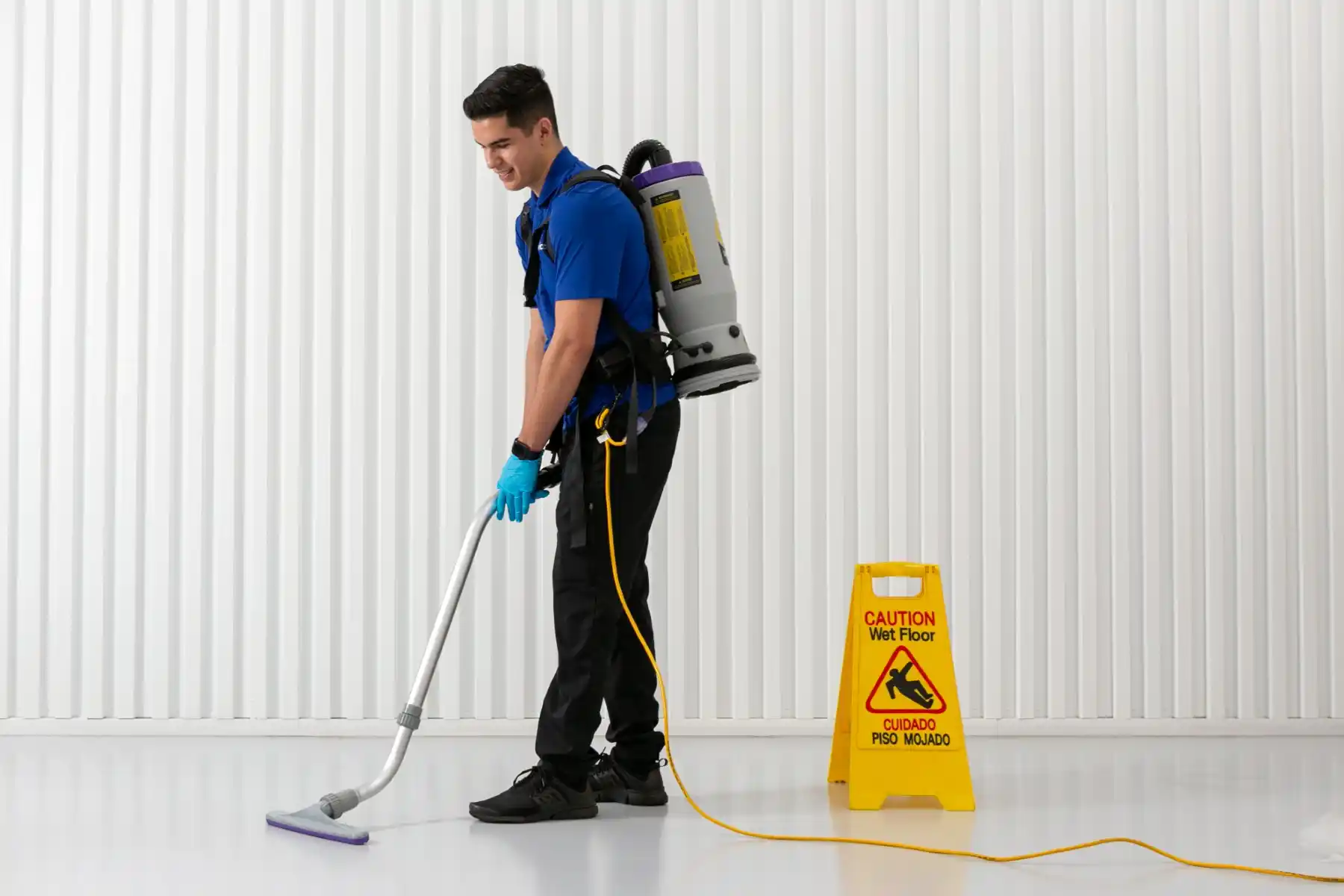 Floor cleaning technician