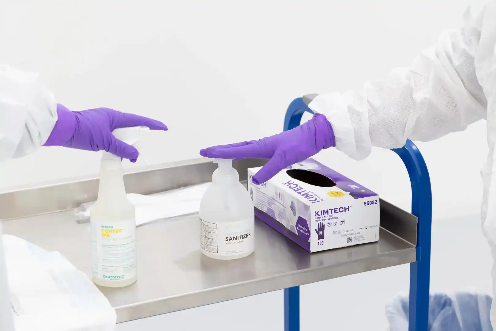 Cleanroom sanitization