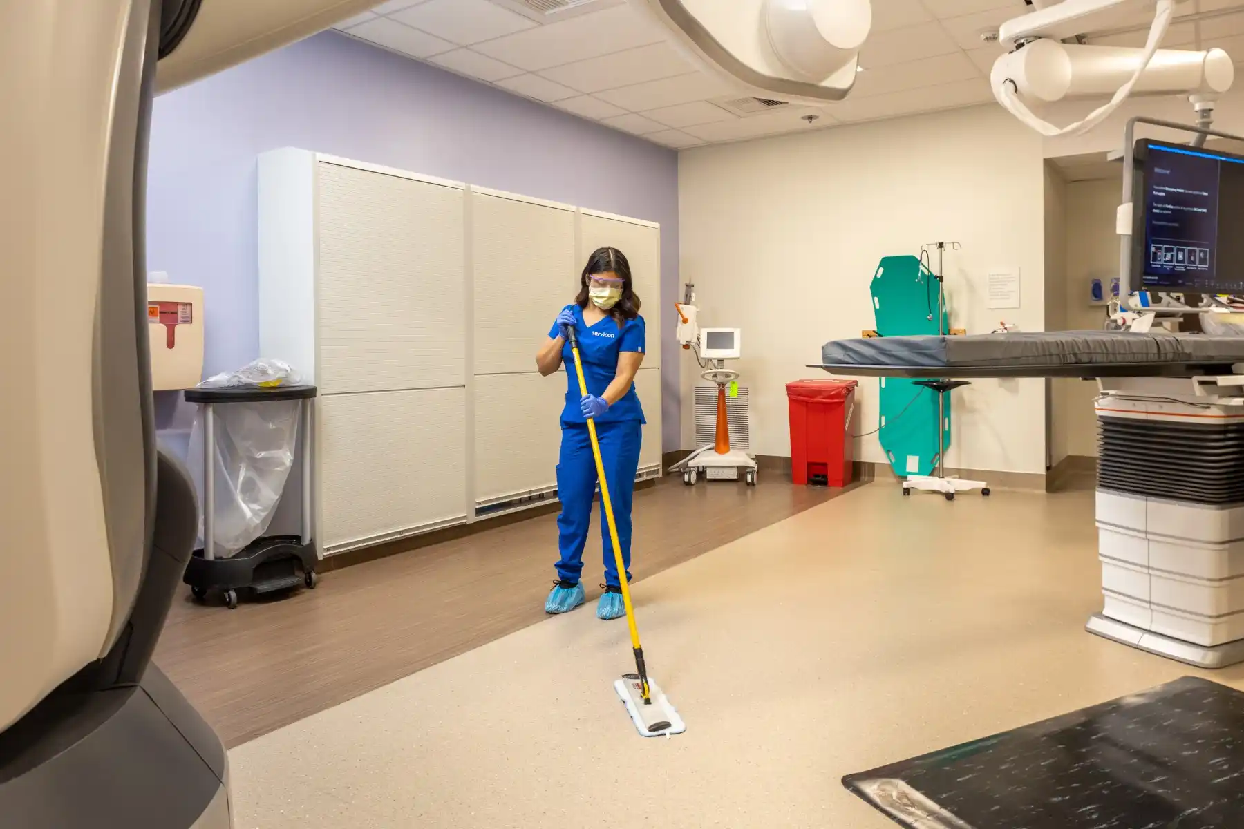 Terminal Cleaning for floor care in a hospital