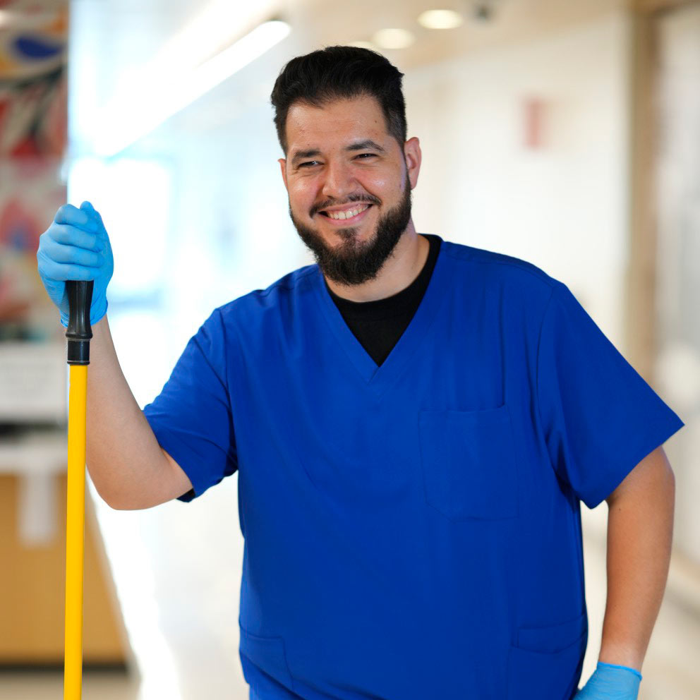 EVS Technician in a Hospital